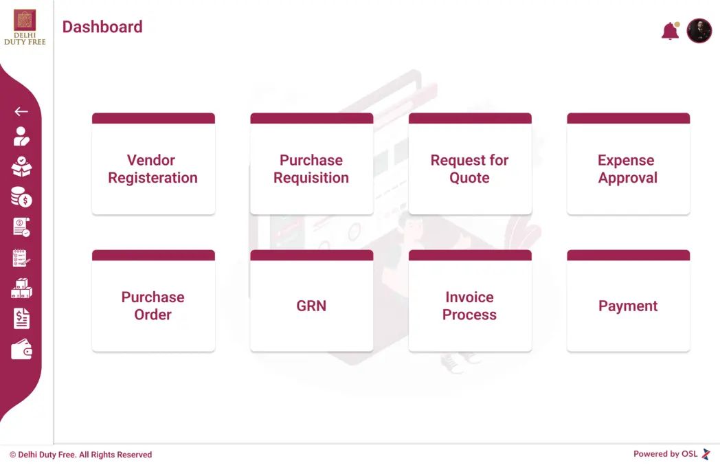 Procure to Pay Portal